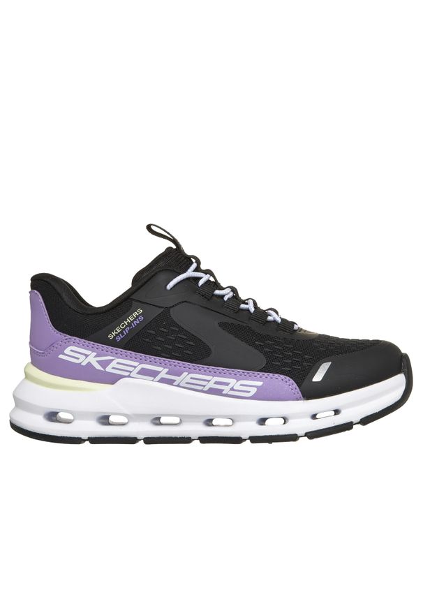 skechers - Sneakersy dziewczęcy Skechers Glide-Step Vista Lane. Okazja: na co dzień. Kolor: fioletowy, wielokolorowy, czarny