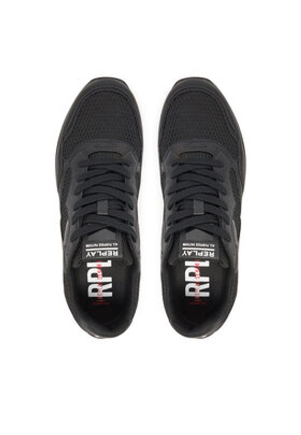 Replay - REPLAY Sneakersy GMS68 .000.C0095S Czarny. Kolor: czarny. Materiał: materiał
