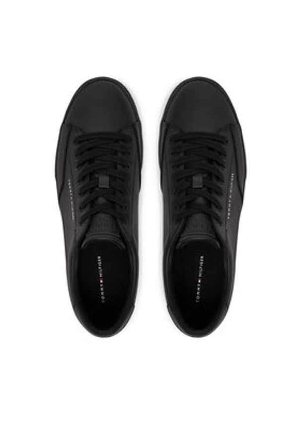 TOMMY HILFIGER - Tommy Hilfiger Tenisówki Vulc Core Rwb Long Lace Lth FM0FM05814 Czarny. Kolor: czarny. Materiał: skóra