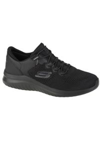 skechers - Buty do chodzenia męskie, Skechers Ultra Flex 2.0-Kerlem. Zapięcie: sznurówki. Kolor: czarny. Materiał: materiał, syntetyk, tkanina. Szerokość cholewki: normalna. Sport: turystyka piesza