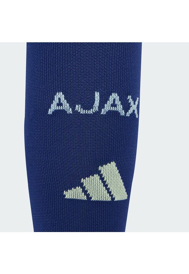 Adidas - Getry Ajax Amsterdam 25/26 Away. Kolor: niebieski. Sport: piłka nożna