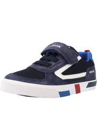 Geox - Buty GEOX B KILWI BOY B Niebieski. Kolor: niebieski. Materiał: tkanina. Sport: turystyka piesza