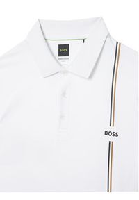 BOSS Polo PL_TOC Game 3 50563363 Biały Regular Fit. Typ kołnierza: polo. Kolor: biały. Materiał: syntetyk #3