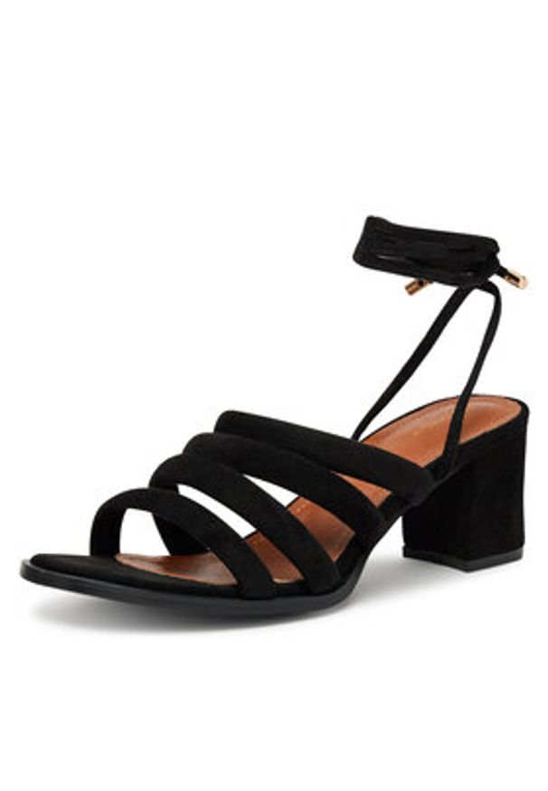 DeeZee Sandały XFV28178-D1 Czarny. Kolor: czarny. Materiał: materiał