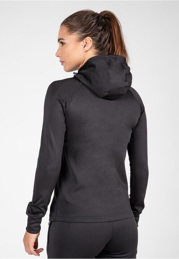 GORILLA WEAR - Halsey Kurtka dresowa - Czarny. Kolor: czarny. Materiał: dresówka. Sport: fitness