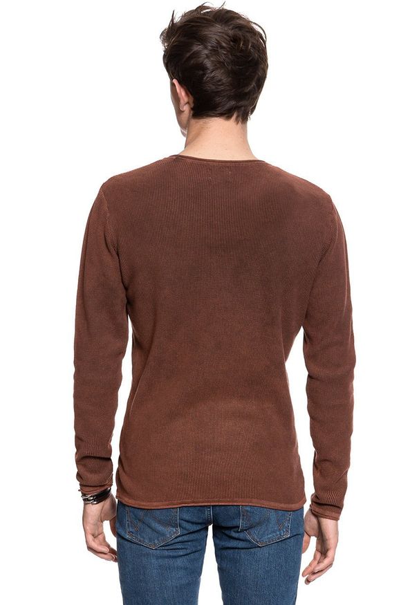 Mustang - MĘSKI SWETER MUSTANG Emil C Waffle ANDORRA 1008709 3232