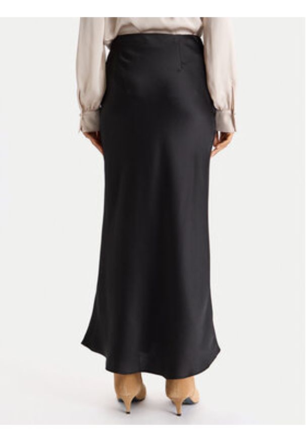 BOSS Spódnica maxi C_Vlace 50548389 Czarny Slim Fit. Kolor: czarny. Materiał: syntetyk
