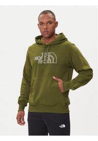 The North Face Bluza Drew Peak Light NF0A8C1B Zielony Regular Fit. Kolor: zielony. Materiał: bawełna