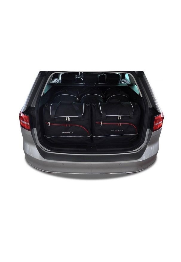 KJUST - Torby Do Bagażnika Vw Passat Variant 2014-2023 5Szt Kjust. Kolor: czarny. Styl: sportowy