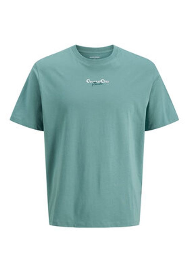 Jack & Jones T-Shirt City Photoprint 12288353 Zielony Regular Fit. Kolor: zielony. Materiał: bawełna