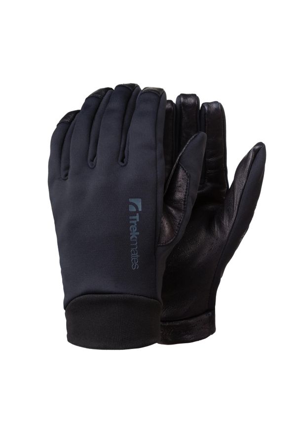 Rękawice Trekmates Gulo. Kolor: czarny. Materiał: skóra. Sport: turystyka piesza