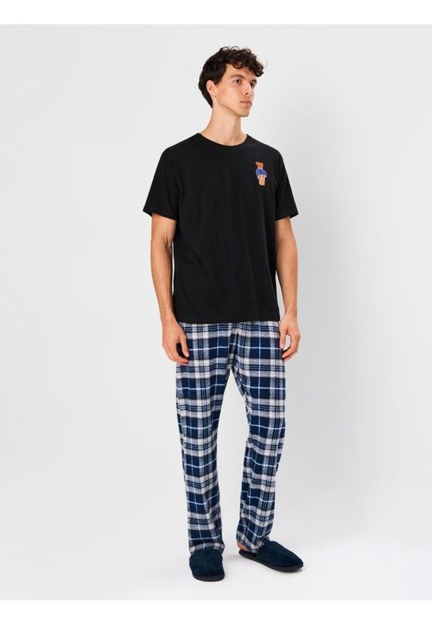 Sinsay - Bawełniana piżama dwuczęściowa - wielobarwny. Materiał: bawełna