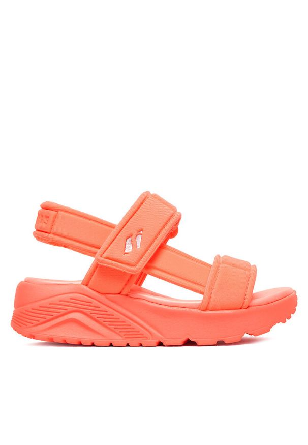 skechers - Sandały Skechers. Kolor: pomarańczowy