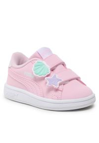 Sneakersy Puma Smash V2 Mermaid V Inf 391899 02 Pearl Pink /White/Violet/Mint. Kolor: różowy. Materiał: skóra