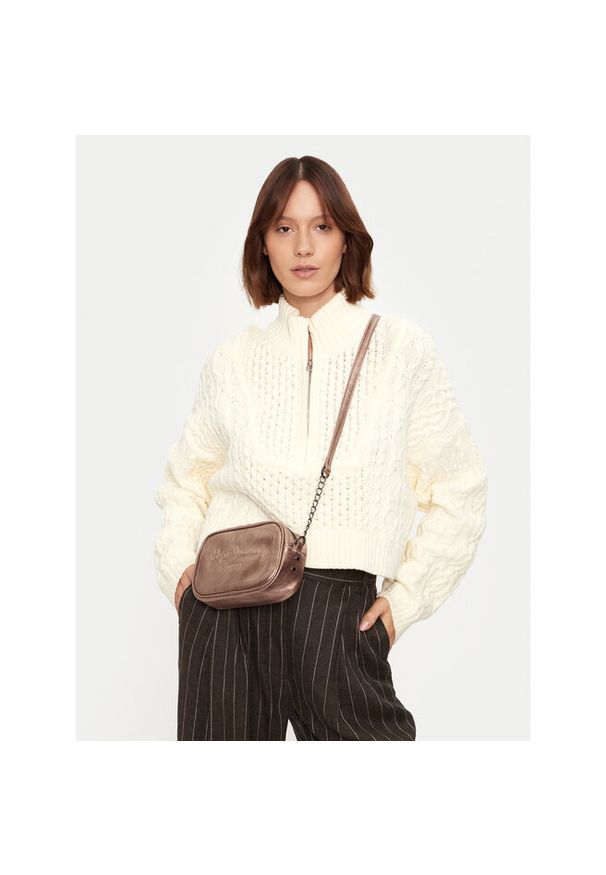 Torebka Pepe Jeans. Kolor: brązowy