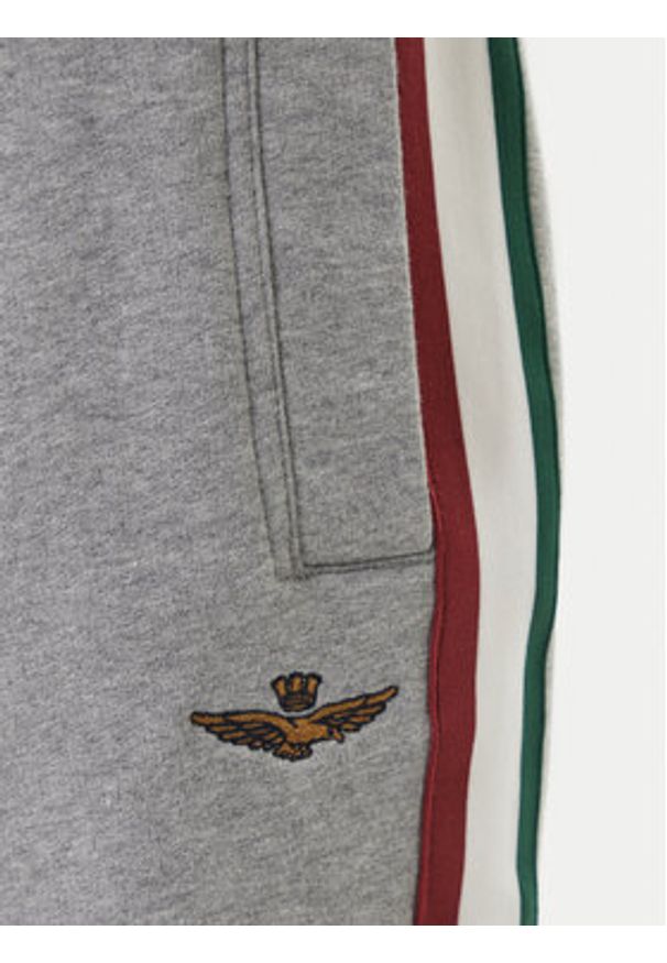 Aeronautica Militare Szorty sportowe 261BF0030UF00677 Szary Regular Fit. Kolor: szary. Materiał: bawełna. Styl: sportowy
