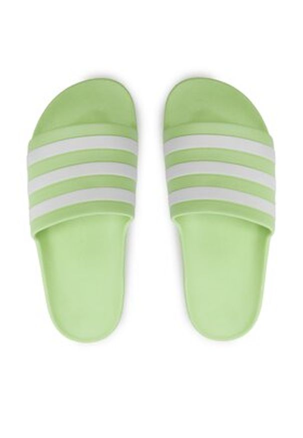 Adidas - adidas Klapki adilette Aqua Slides IF6046 Zielony. Kolor: zielony. Materiał: syntetyk