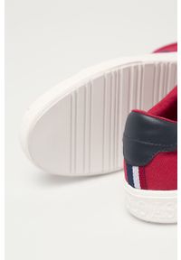 U.S. Polo Assn. - Tenisówki. Nosek buta: okrągły. Zapięcie: sznurówki. Kolor: czerwony. Materiał: syntetyk, materiał, skóra, guma. Szerokość cholewki: normalna #3