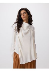 Reserved - Bluzka z wiskozy - złamana biel. Materiał: wiskoza #1