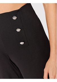 Lauren Ralph Lauren Spodnie materiałowe 200807573002 Czarny Wide Leg. Kolor: czarny. Materiał: syntetyk
