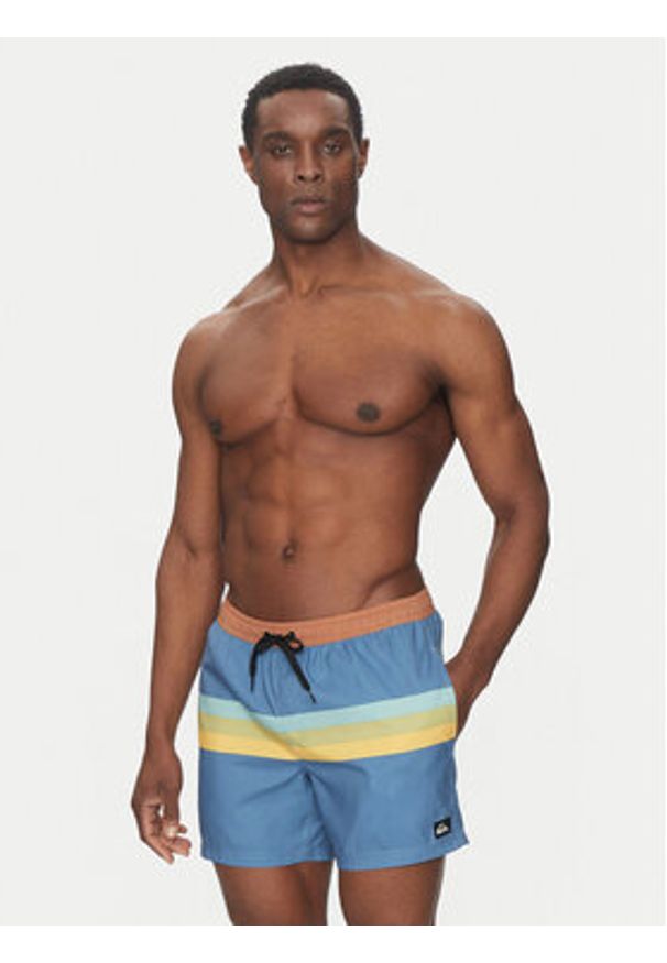 Quiksilver Szorty kąpielowe EQYJV04121 Niebieski Regular Fit. Kolor: niebieski. Materiał: syntetyk