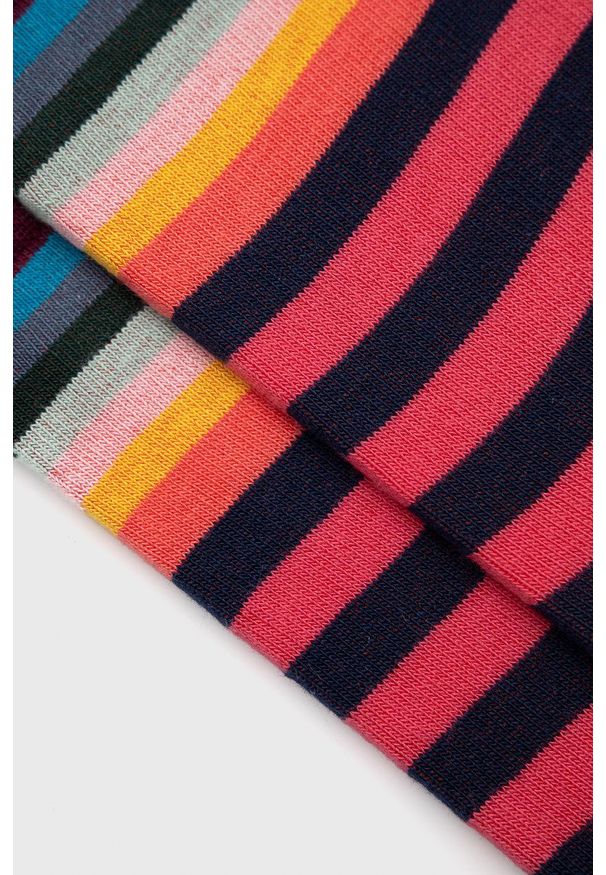 Paul Smith - Skarpetki. Kolor: różowy. Materiał: bawełna