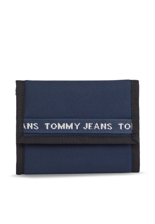 Tommy Jeans Portfel męski Tjm Essential Nylon Trifold AM0AM11720 Granatowy. Kolor: niebieski. Materiał: nylon