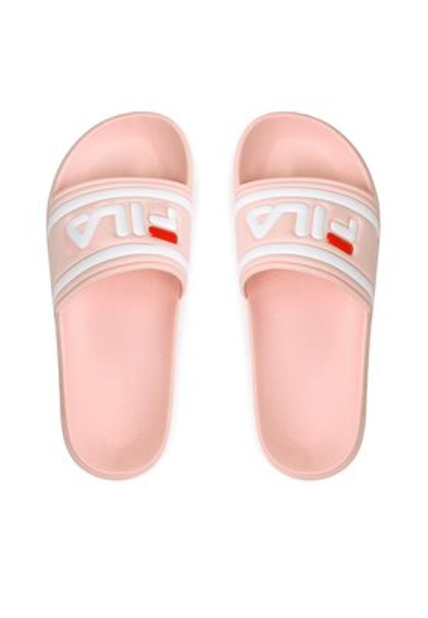 Fila Klapki Morro Bay Slipper Teens FFT0028.40063 Różowy. Kolor: różowy. Materiał: skóra