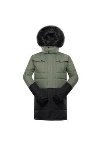 ALPINE PRO - Kurtka uniwersalna męska Alpine Pro Egyp. Typ kołnierza: kaptur. Kolor: zielony. Materiał: syntetyk. Długość: długie. Sport: turystyka piesza #1