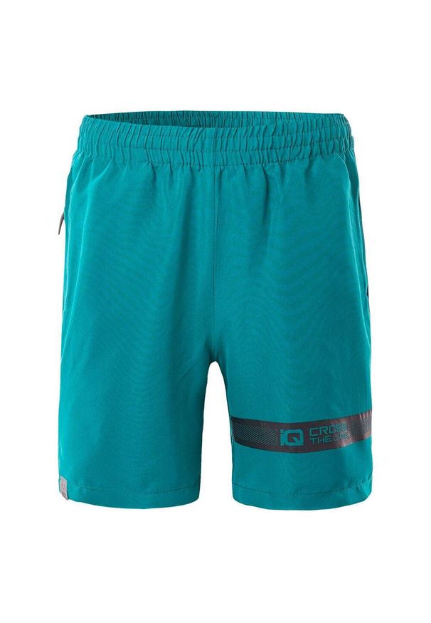 IQ - Spodenki Dziecięce Amer. Kolor: niebieski. Styl: sportowy. Sport: turystyka piesza