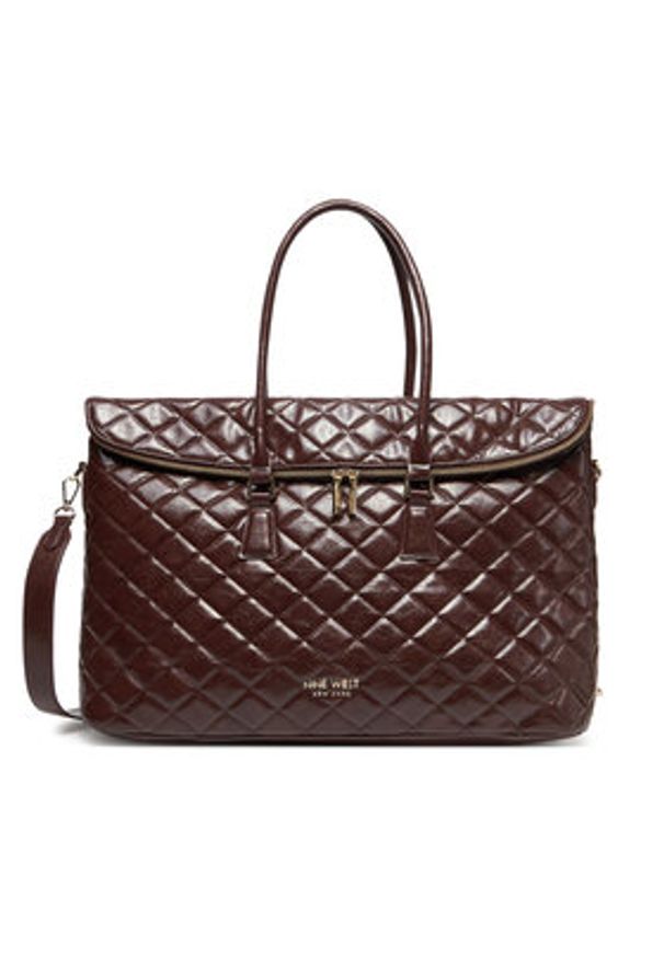 Nine West Torebka CEO-SOPHIA-LA374-4066 Brązowy. Kolor: brązowy