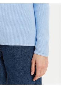 TOMMY HILFIGER - Tommy Hilfiger Sweter WW0WW44452 Niebieski Regular Fit. Kolor: niebieski. Materiał: bawełna #4