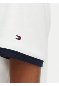TOMMY HILFIGER - Tommy Hilfiger T-Shirt Th Roundal WW0WW50032 Biały Regular Fit. Kolor: biały. Materiał: bawełna #2