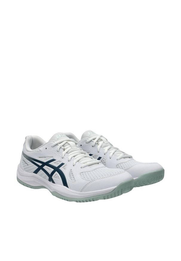 Buty męskie do siatkówki Asics Upcourt 6. Kolor: niebieski, wielokolorowy, biały. Sport: siatkówka