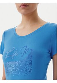 Liu Jo Beachwear T-Shirt VA5157 JS360 Niebieski Regular Fit. Kolor: niebieski. Materiał: wiskoza #5