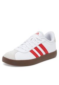 Adidas - adidas Sneakersy VL COURT 3.0 K IH3484 Biały. Kolor: biały. Materiał: syntetyk, materiał #5