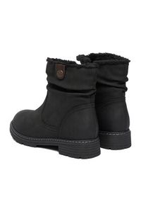 Clara Barson Botki CEO-CORNY H221008 Czarny. Kolor: czarny. Materiał: materiał #6