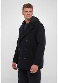 Armani Exchange - Płaszcz męski wełniany ARMANI EXCHANGE. Materiał: wełna #5
