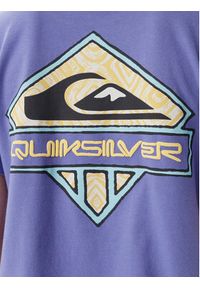 Quiksilver T-Shirt EQWZT03181 Fioletowy Relaxed Fit. Kolor: fioletowy. Materiał: bawełna #5