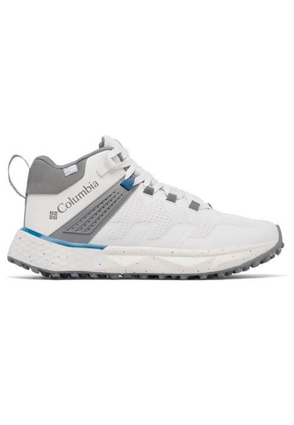 columbia - Buty trekkingowe męskie Columbia 75 Outdry Mid. Kolor: biały, wielokolorowy, szary. Materiał: materiał, syntetyk. Szerokość cholewki: normalna