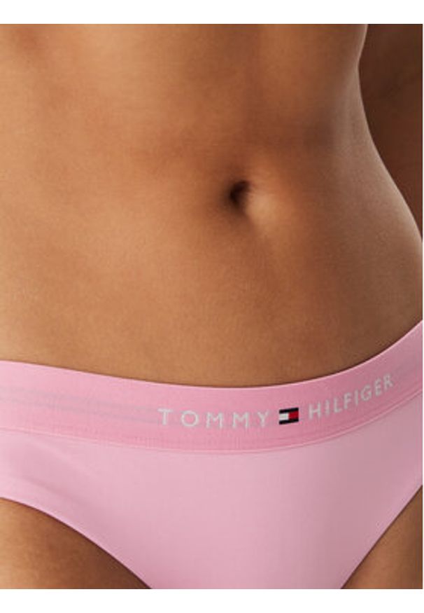 TOMMY HILFIGER - Tommy Hilfiger Dół od bikini UW0UW06363 Różowy jasny. Kolor: różowy. Materiał: syntetyk