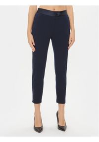 Imperial Spodnie materiałowe PVN2GAW Granatowy Slim Fit. Kolor: niebieski. Materiał: materiał, syntetyk #1