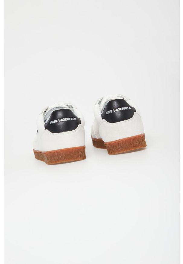 Karl Lagerfeld - Sneakersy męskie skórzane KARL LAGERFELD. Materiał: skóra