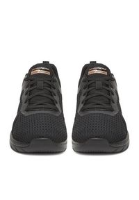 skechers - Skechers Sneakersy BOUNTIFUL 12607 BKRG Czarny. Kolor: czarny. Materiał: materiał #2