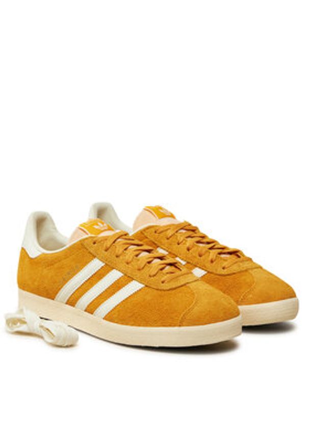 Adidas - adidas Sneakersy Gazelle IF9654 Żółty. Kolor: żółty. Materiał: skóra, zamsz. Model: Adidas Gazelle
