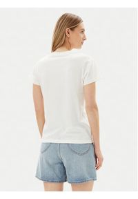 Lee T-Shirt Small Logo 112363635 Biały Regular Fit. Kolor: biały. Materiał: bawełna #3