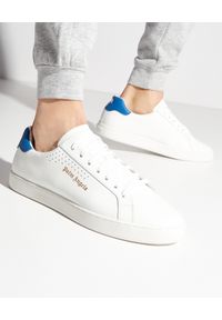 PALM ANGELS - Białe sneakersy z logo. Kolor: biały