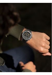 Timex Zegarek Expedition Ridge Chronograph TW2W16100 Czarny. Kolor: czarny. Materiał: skóra #4