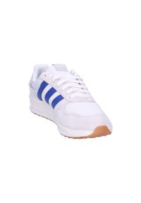 Adidas - Buty ADIDAS RUN 84 Biały. Kolor: biały, szary, wielokolorowy. Materiał: tkanina. Sport: bieganie