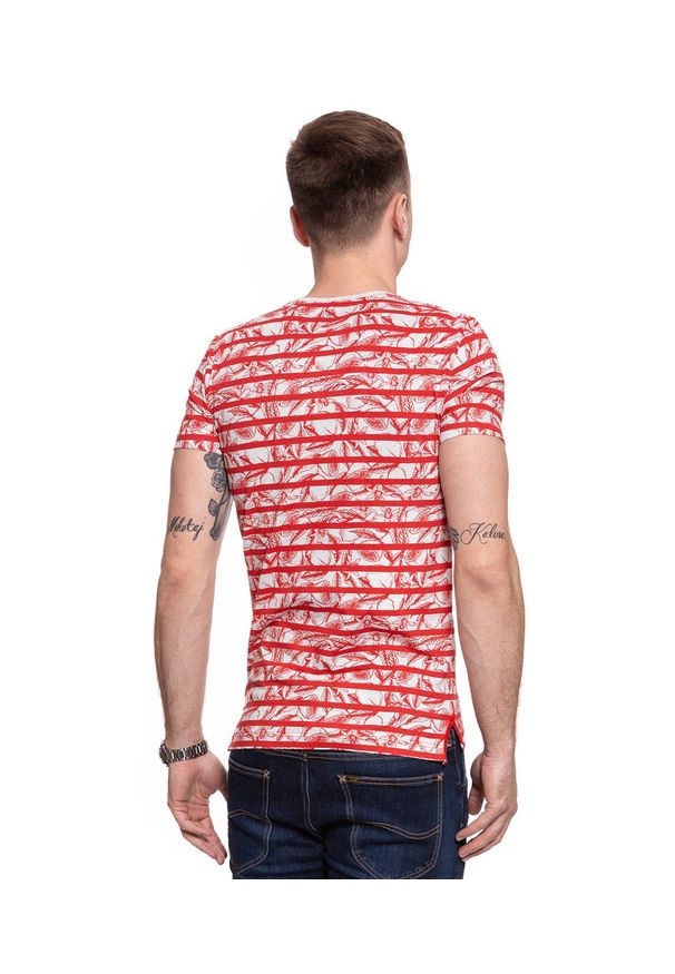 Mustang - MĘSKI T-SHIRT MUSTANG AARON C FLORAL AOP 1009507 11679
